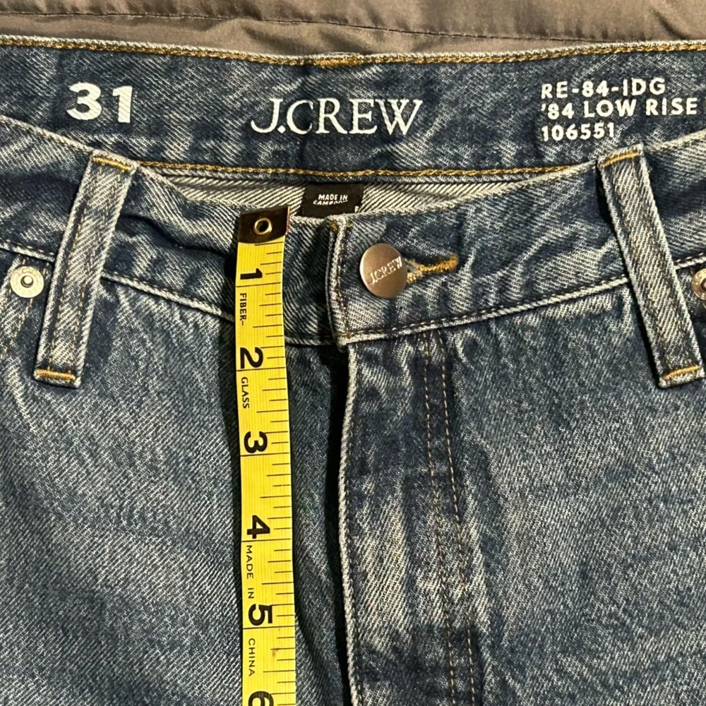 J. Crew ‘84 Low Rise Wide Leg  106551 Fit Blue Jeans, Women’s size 31